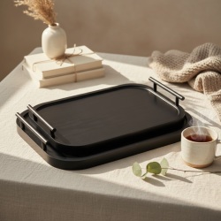 Wooden Tray Set 2 Pcs